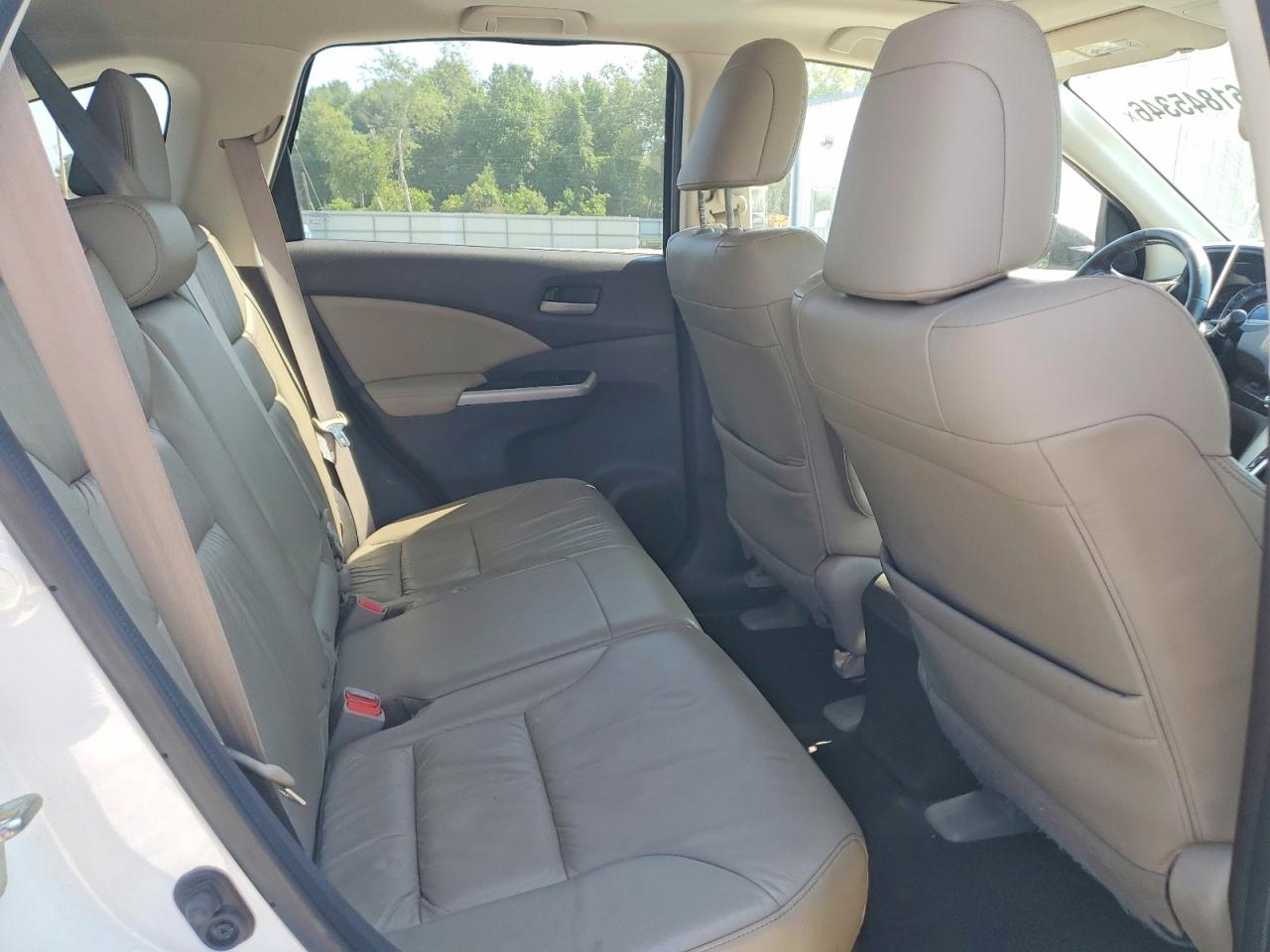 2014 Honda Cr-v Exl White vin: 5J6RM4H79EL006271
