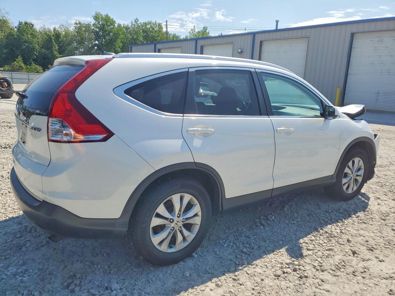 2014 Honda Cr-v Exl White vin: 5J6RM4H79EL006271