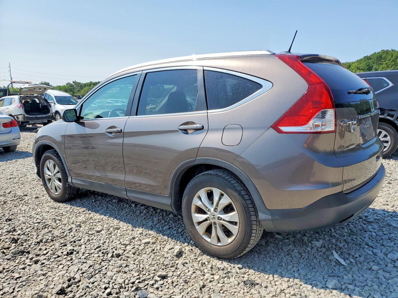 2014 Honda Cr-v Exl Серый vin: 5J6RM4H79EL017898