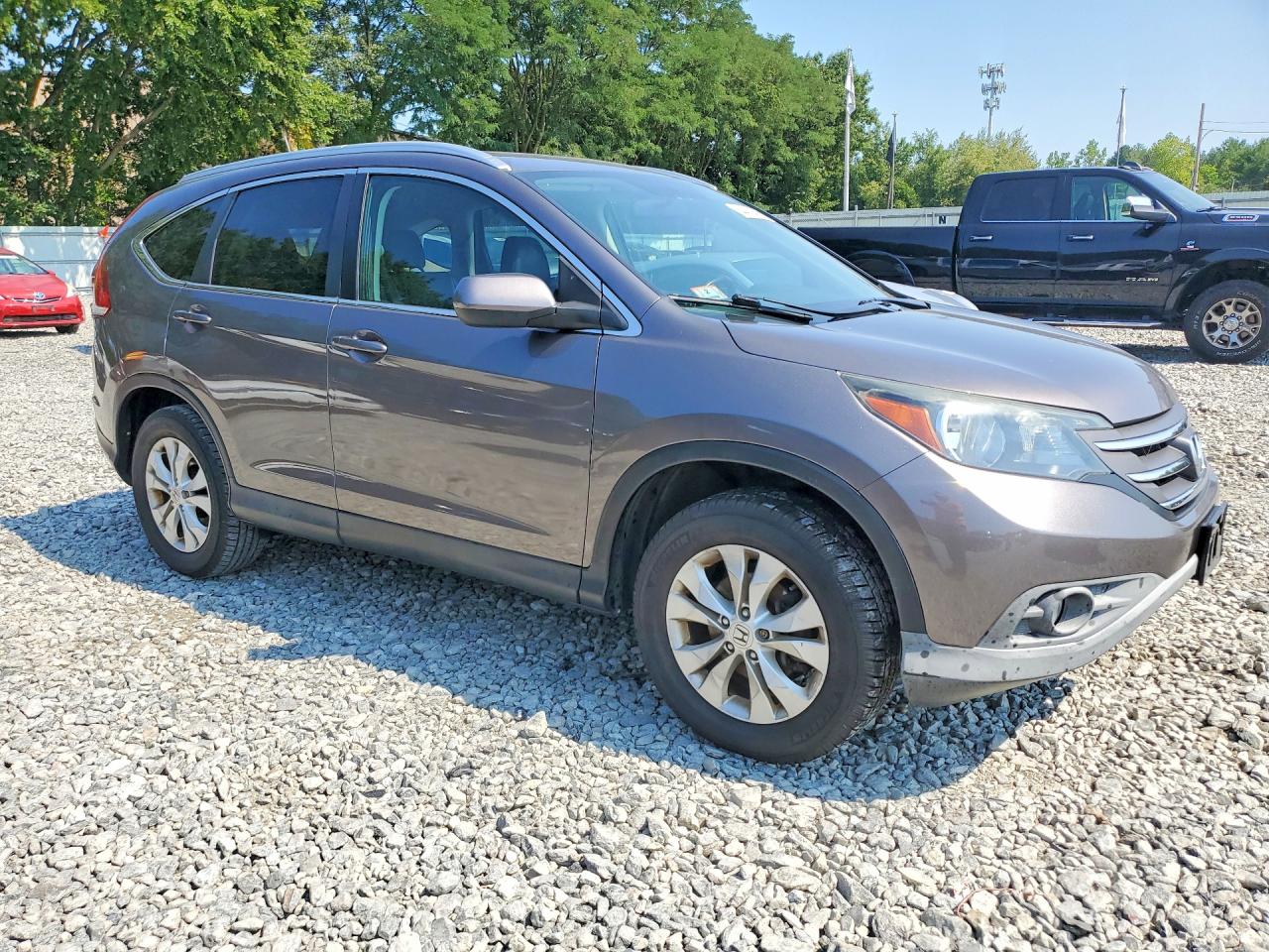 2014 Honda Cr-v Exl Серый vin: 5J6RM4H79EL017898