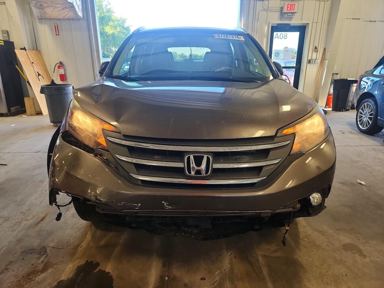 2014 Honda Cr-v Exl Gray vin: 5J6RM4H79EL018470
