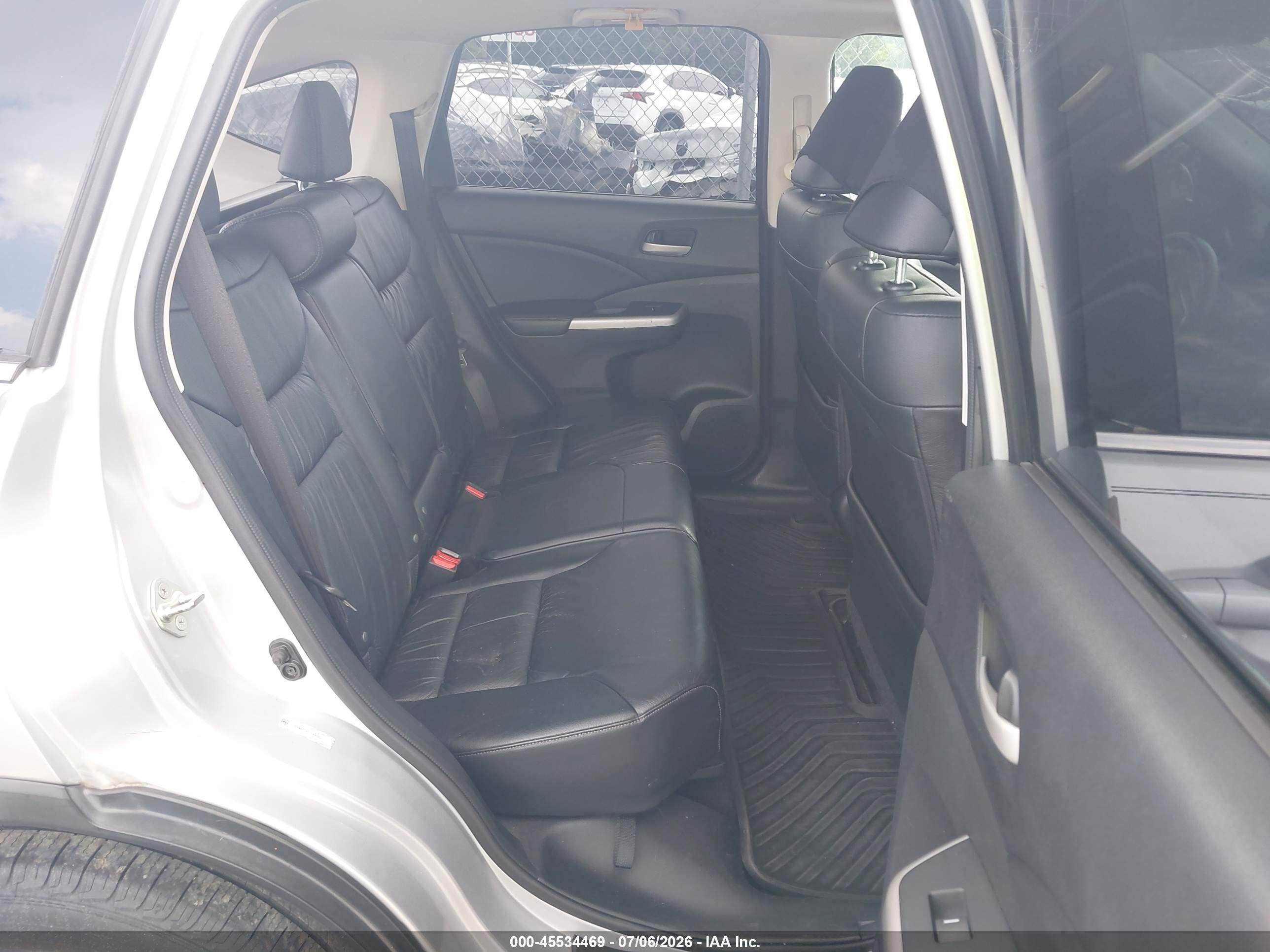 2014 Honda Cr-v Ex-l Silver vin: 5J6RM4H79EL046589