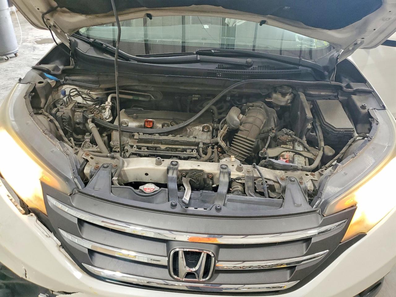 2014 Honda Cr-v Exl White vin: 5J6RM4H79EL047547