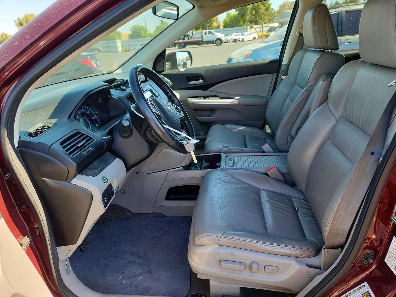 2014 Honda Cr-v Exl Burgundy vin: 5J6RM4H79EL054742