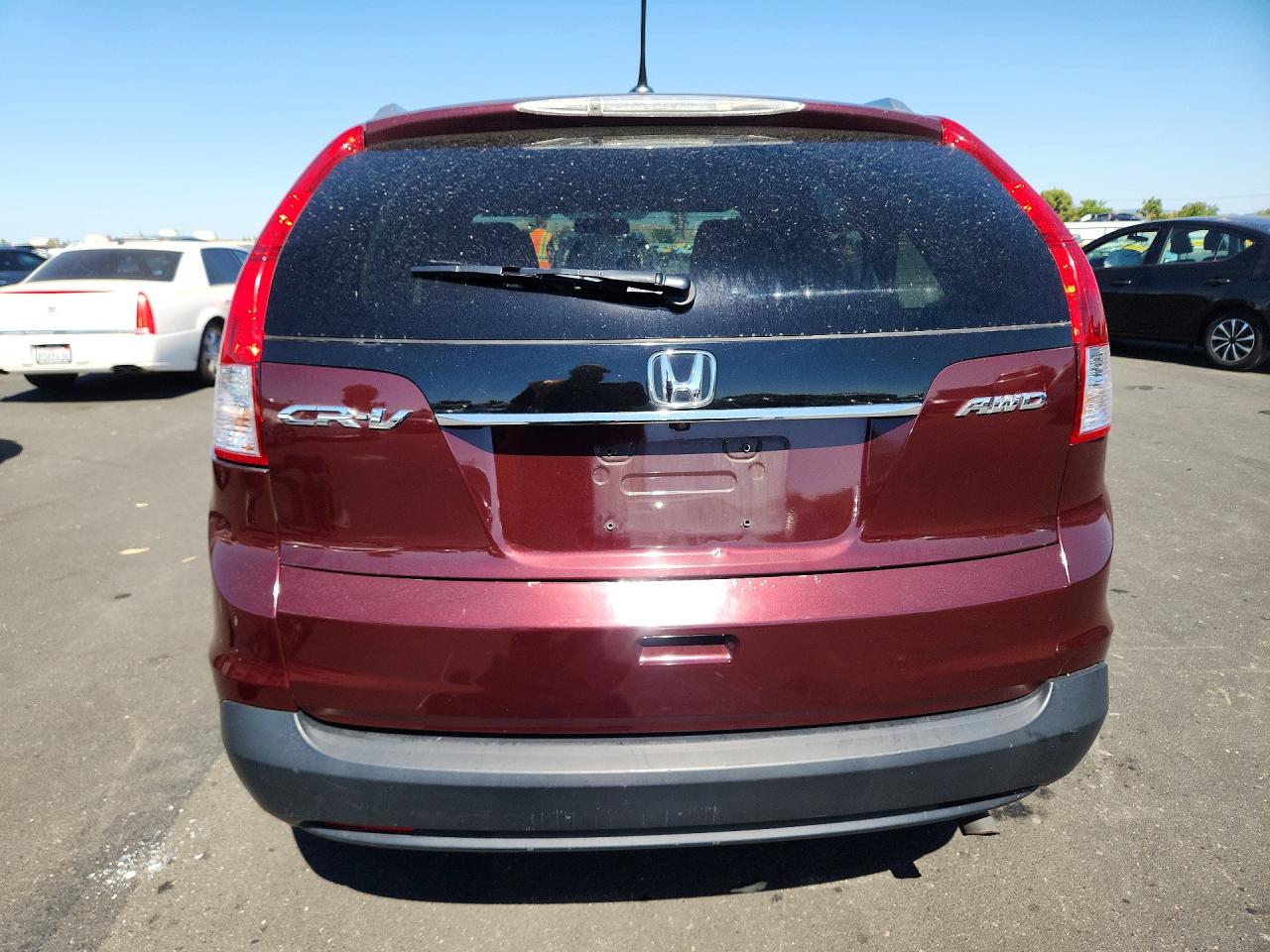 2014 Honda Cr-v Exl Burgundy vin: 5J6RM4H79EL054742