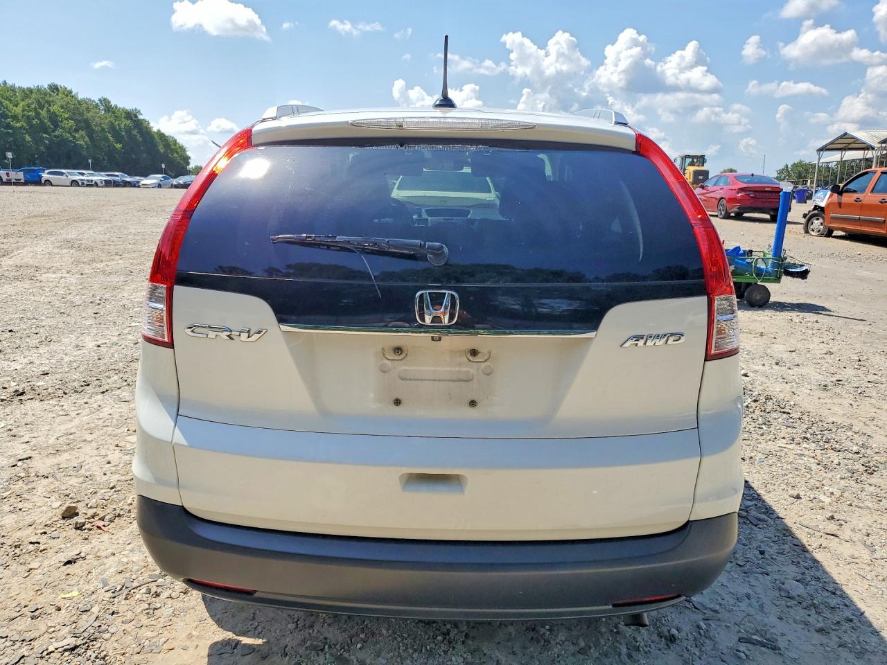 2014 Honda Cr-v Exl White vin: 5J6RM4H79EL071184