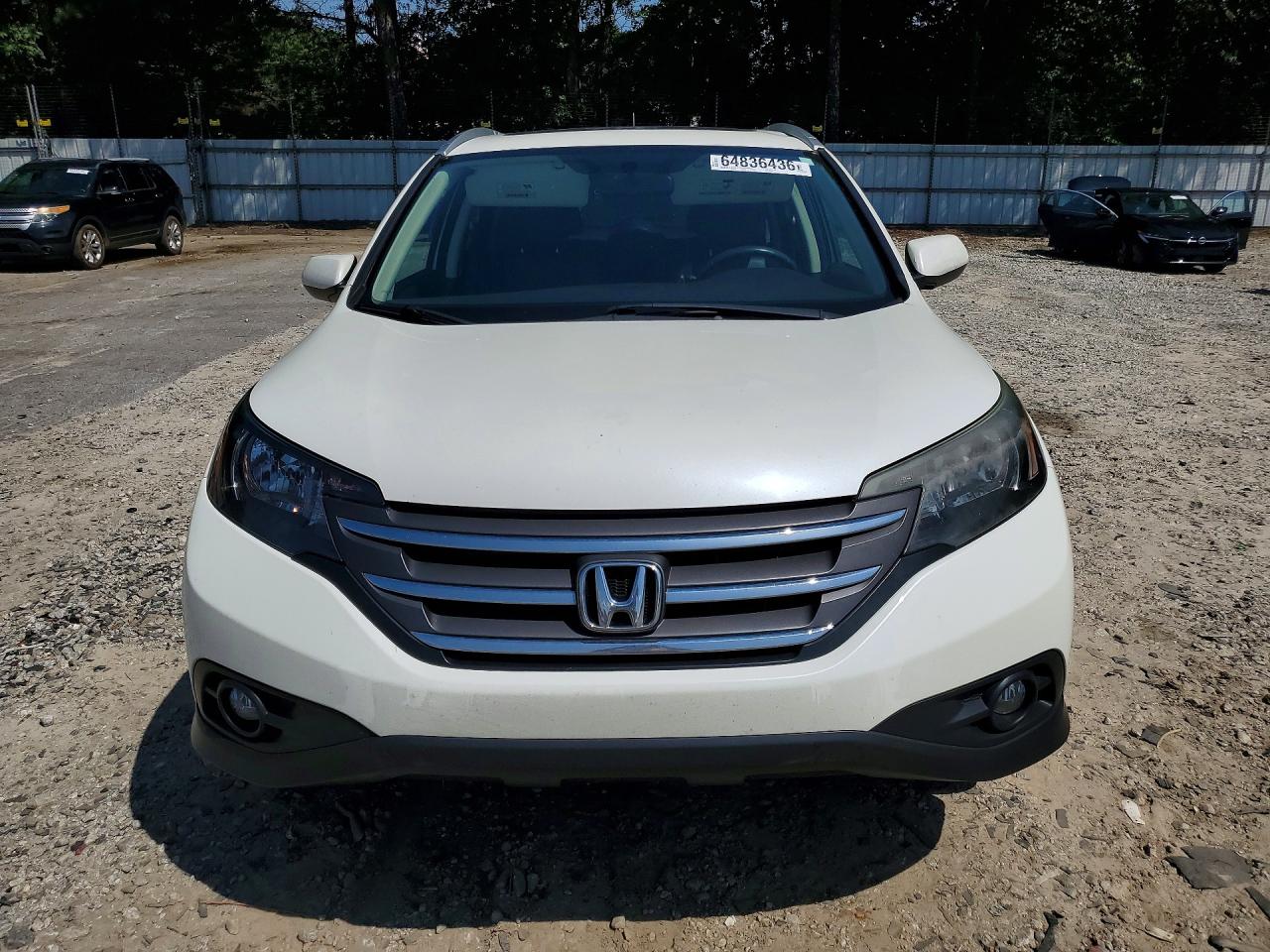 2014 Honda Cr-v Exl White vin: 5J6RM4H79EL071184
