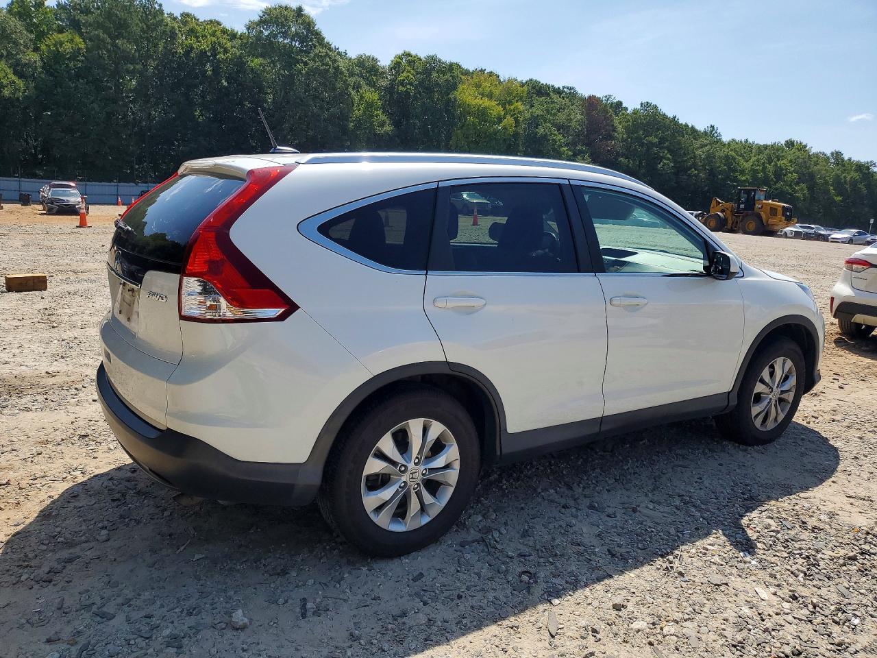 2014 Honda Cr-v Exl White vin: 5J6RM4H79EL071184