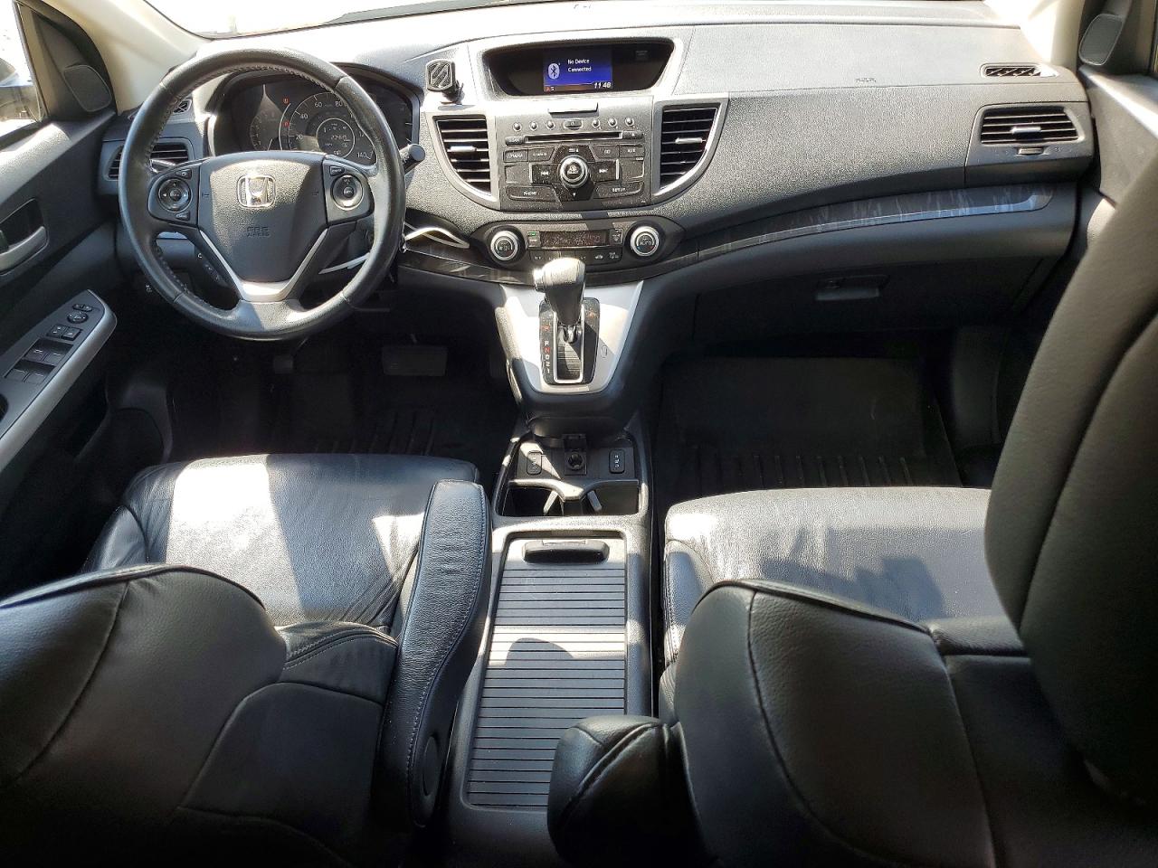 2014 Honda Cr-v Exl White vin: 5J6RM4H79EL071184