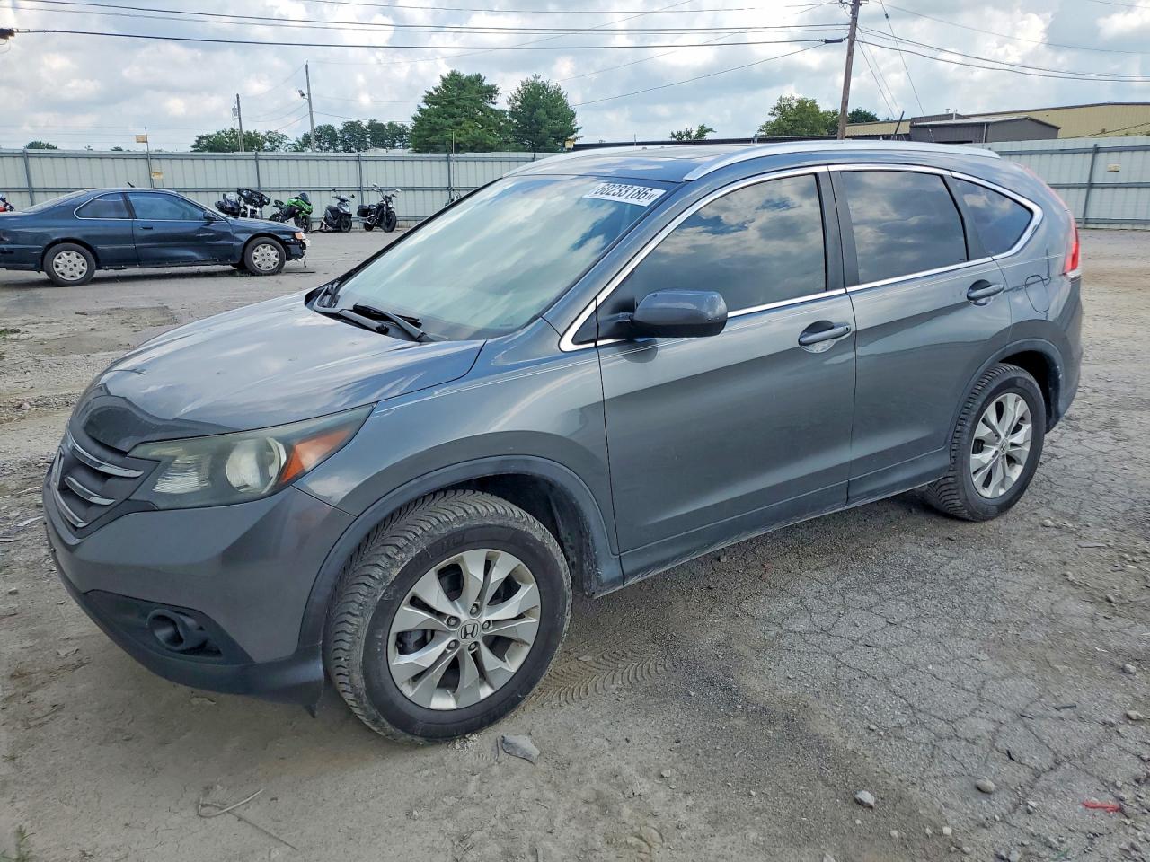 2014 Honda Cr-v Exl Серый vin: 5J6RM4H79EL085263