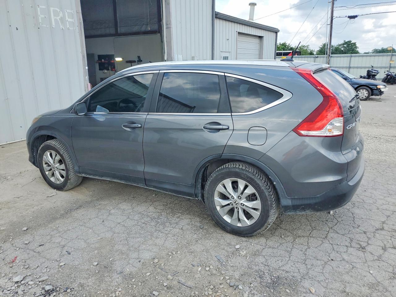 2014 Honda Cr-v Exl Gray vin: 5J6RM4H79EL085263