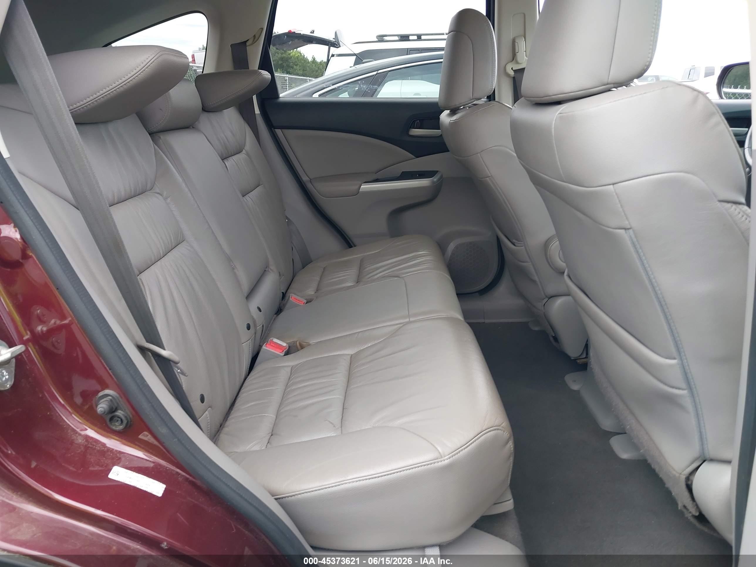 2014 Honda Cr-v Ex-l Темно-бордовый vin: 5J6RM4H79EL113952