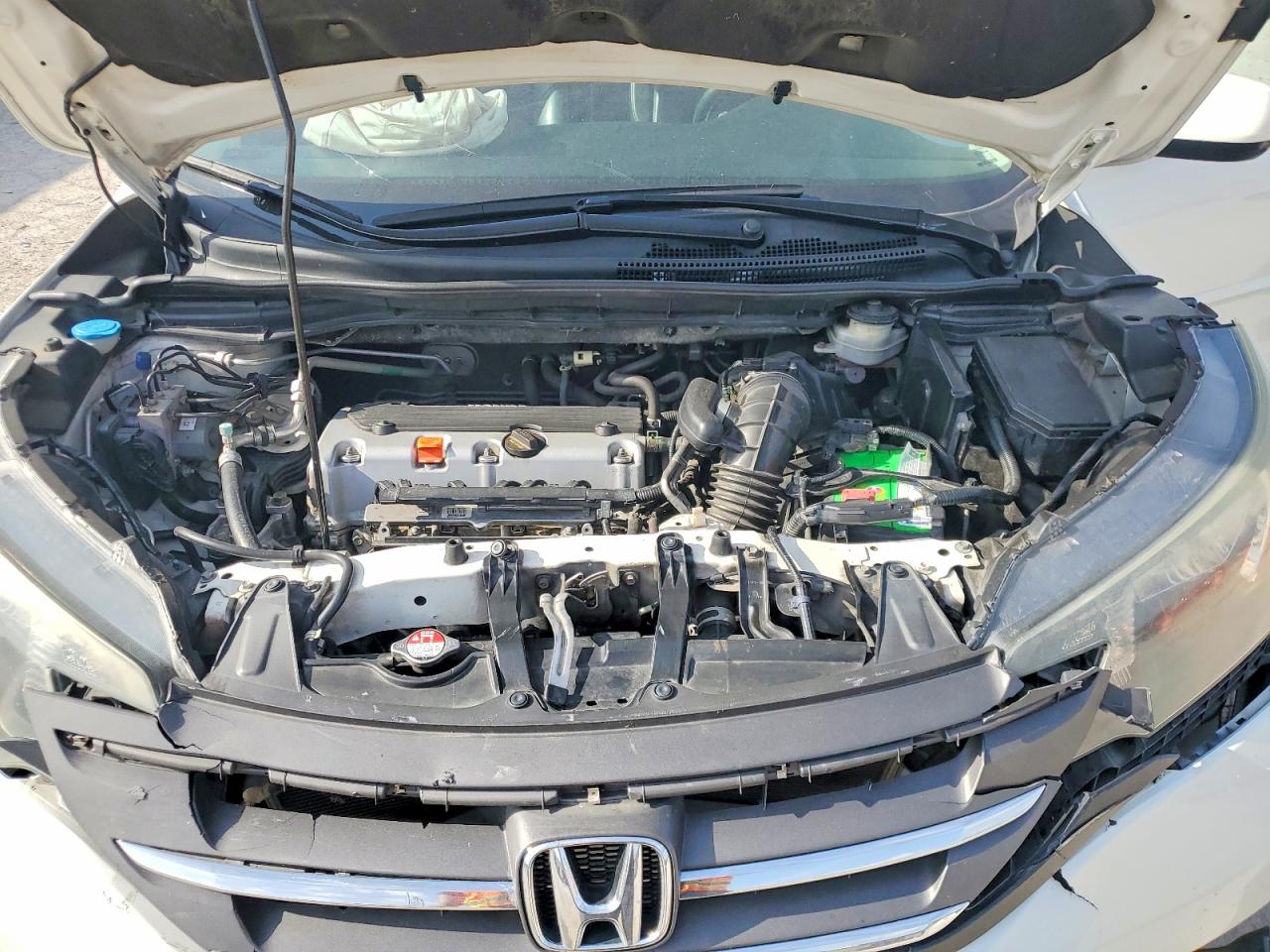 2014 Honda Cr-v Exl White vin: 5J6RM4H79EL115085