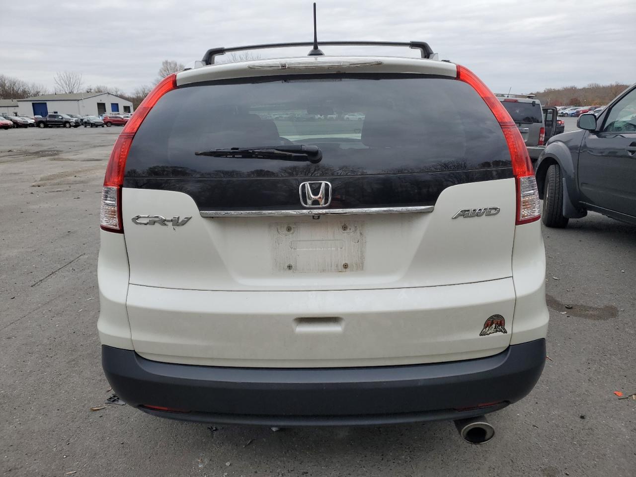 2014 Honda Cr-v Exl White vin: 5J6RM4H79EL118486