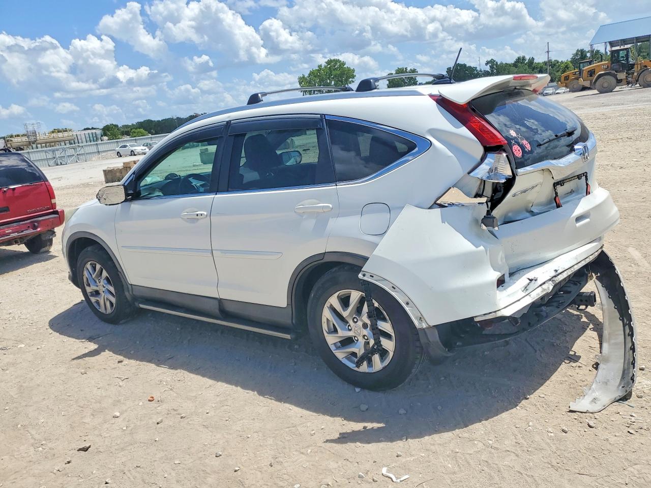 2015 Honda Cr-v Exl White vin: 5J6RM4H79FL021239