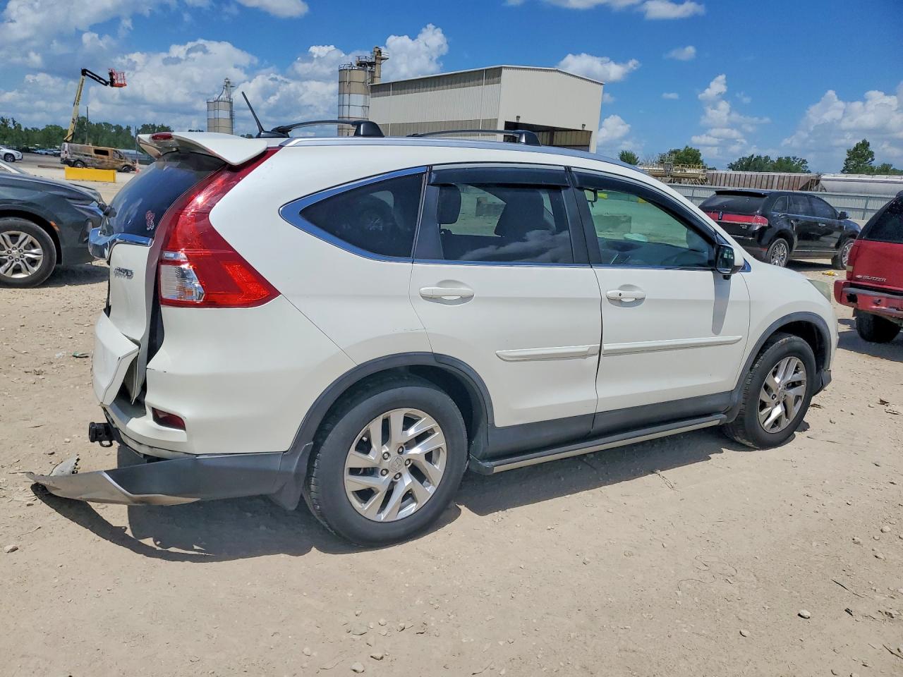 2015 Honda Cr-v Exl White vin: 5J6RM4H79FL021239