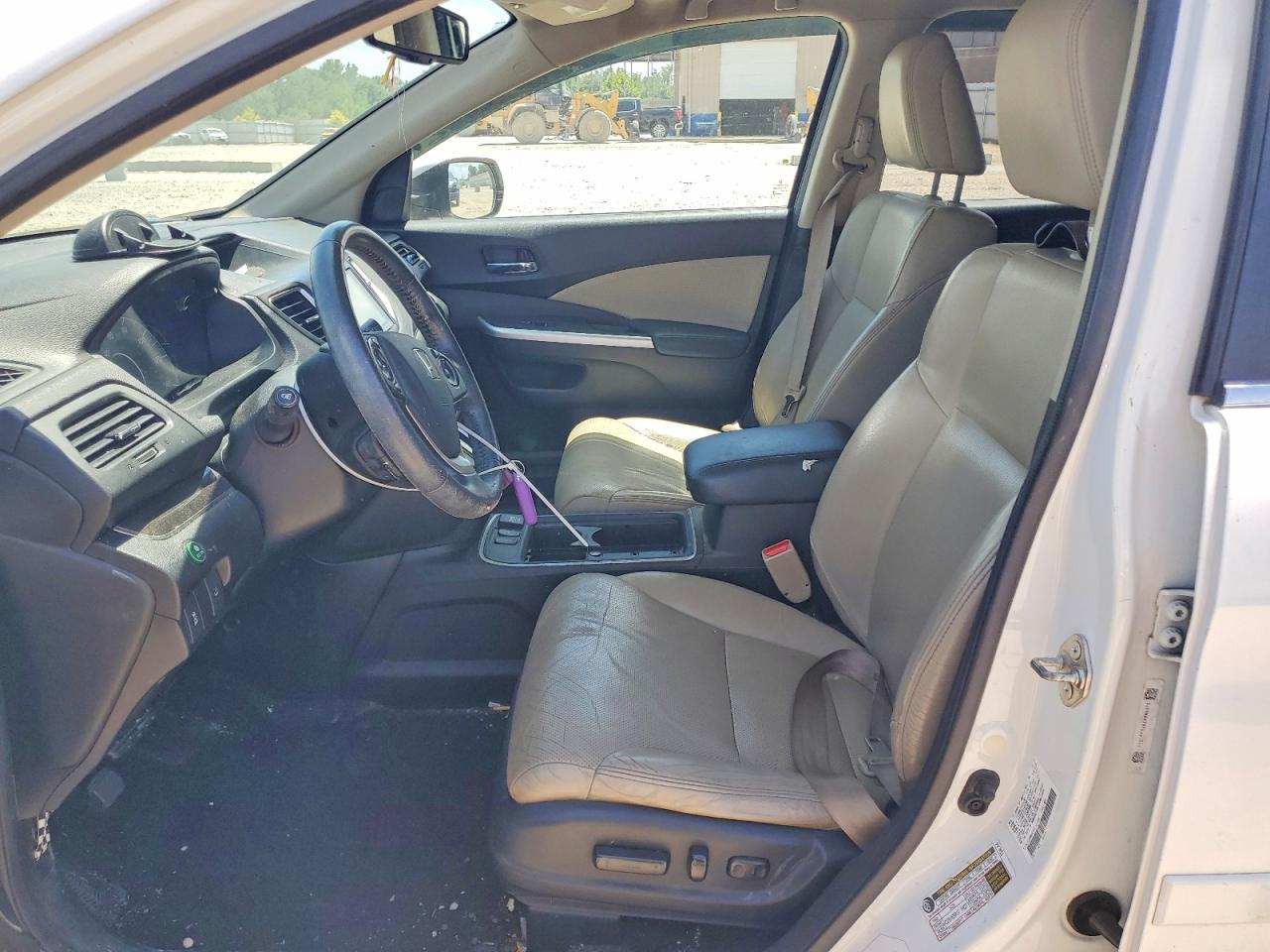 2015 Honda Cr-v Exl White vin: 5J6RM4H79FL021239
