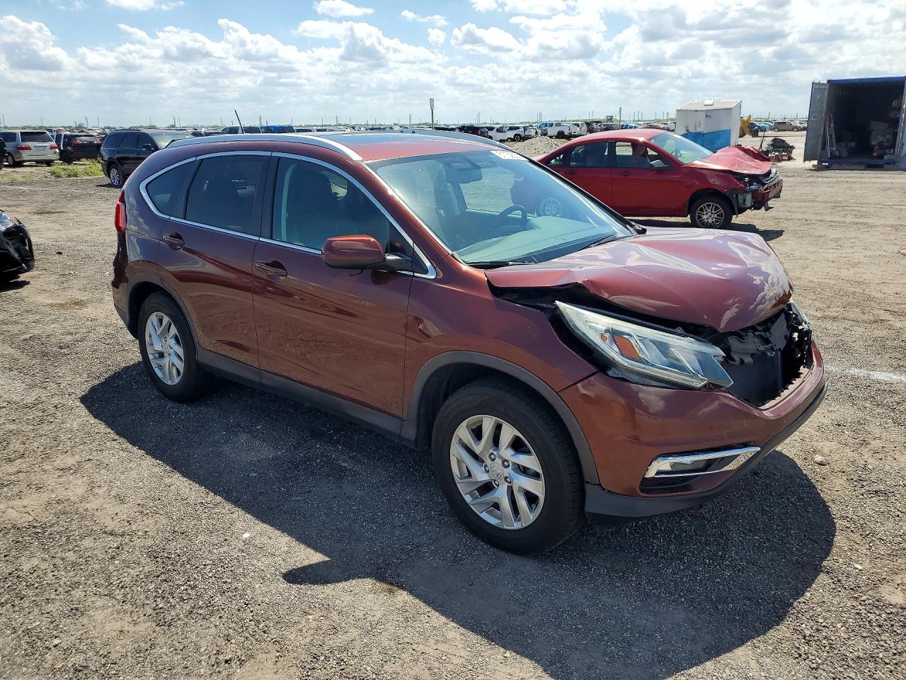 2015 Honda Cr-v Exl Maroon vin: 5J6RM4H79FL054385