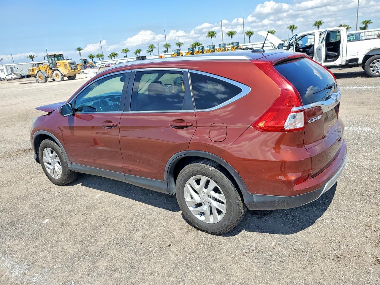 2015 Honda Cr-v Exl Maroon vin: 5J6RM4H79FL054385