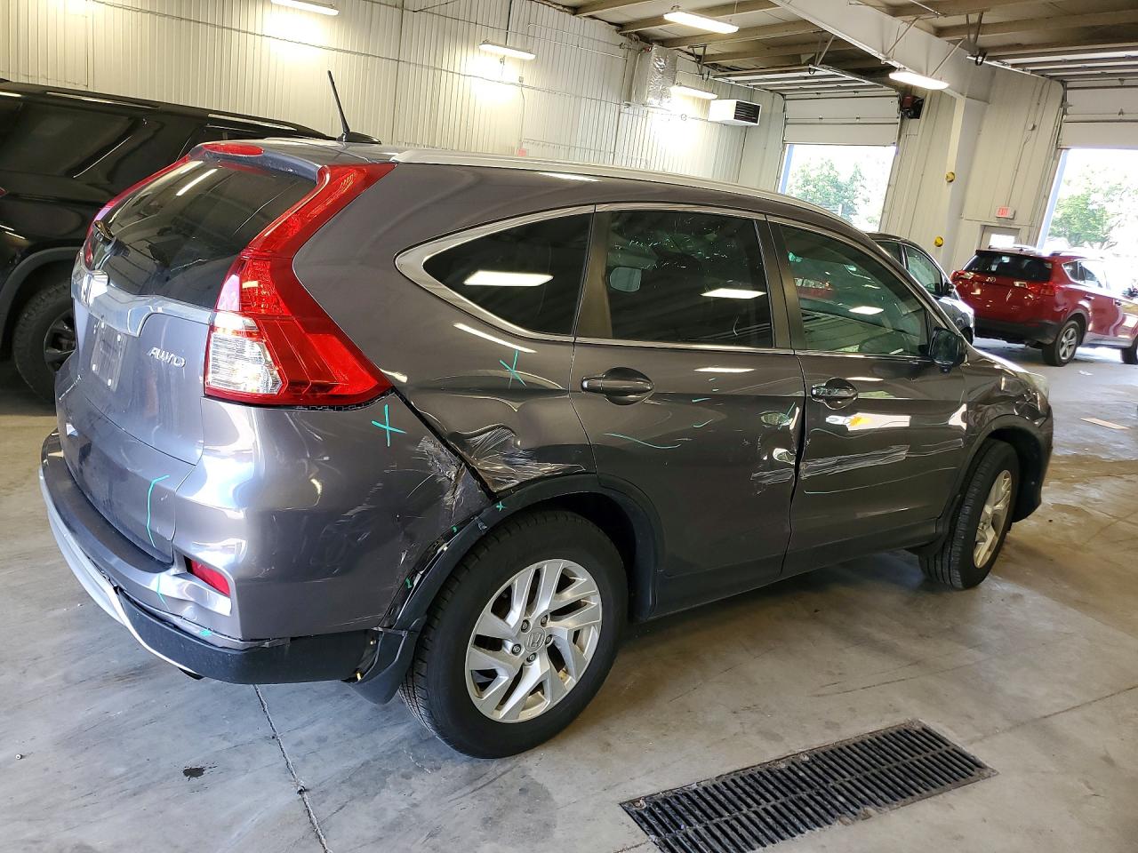 2015 Honda Cr-v Exl Серебряный vin: 5J6RM4H79FL081926