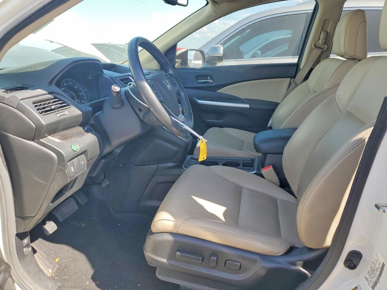 2015 Honda Cr-v Exl White vin: 5J6RM4H79FL091629