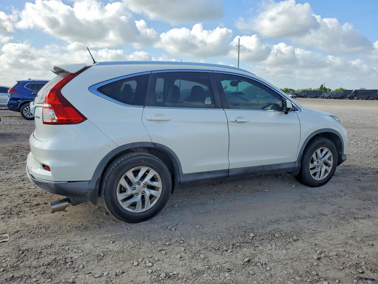 2015 Honda Cr-v Exl White vin: 5J6RM4H79FL091629