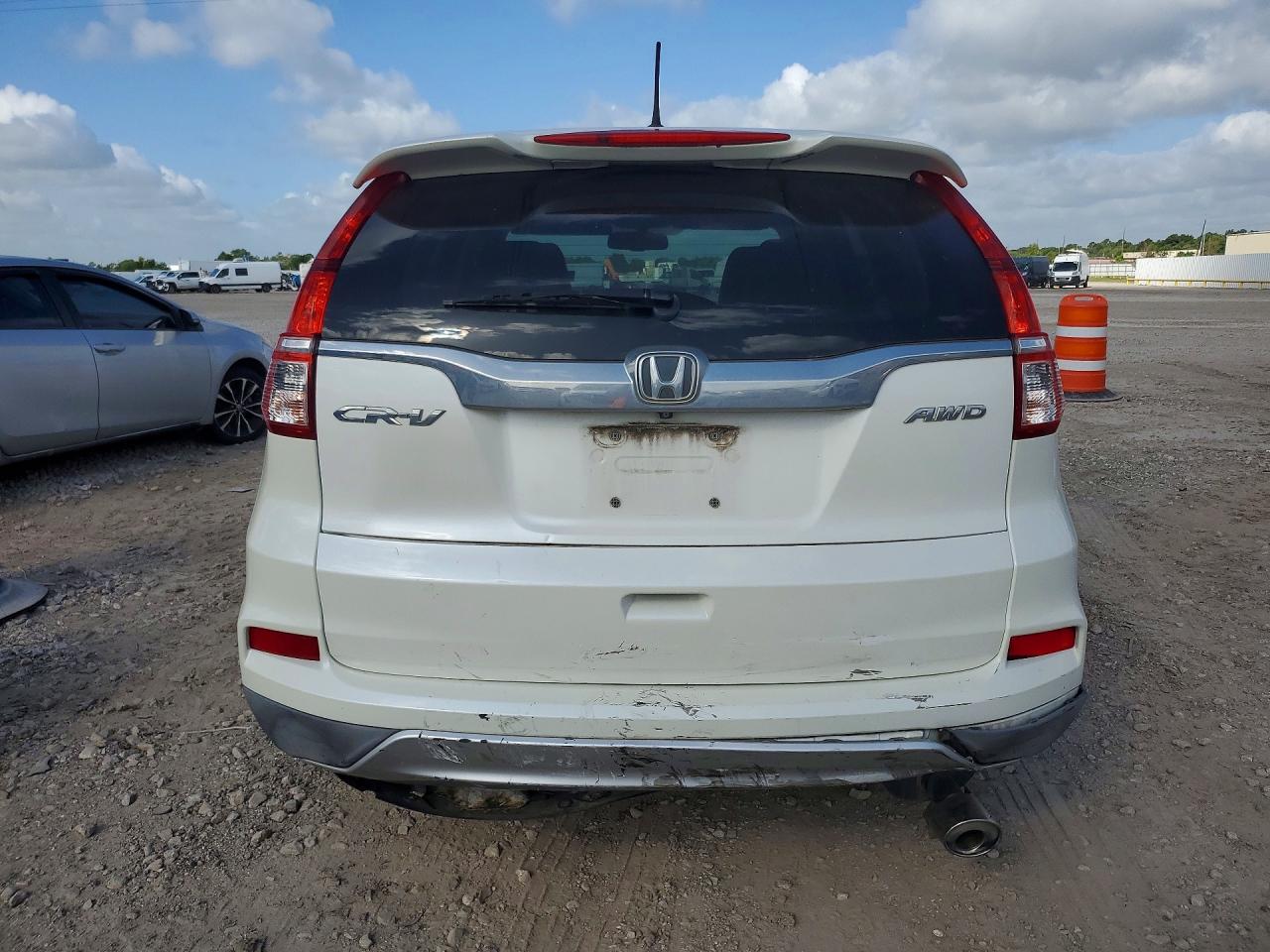 2015 Honda Cr-v Exl White vin: 5J6RM4H79FL091629