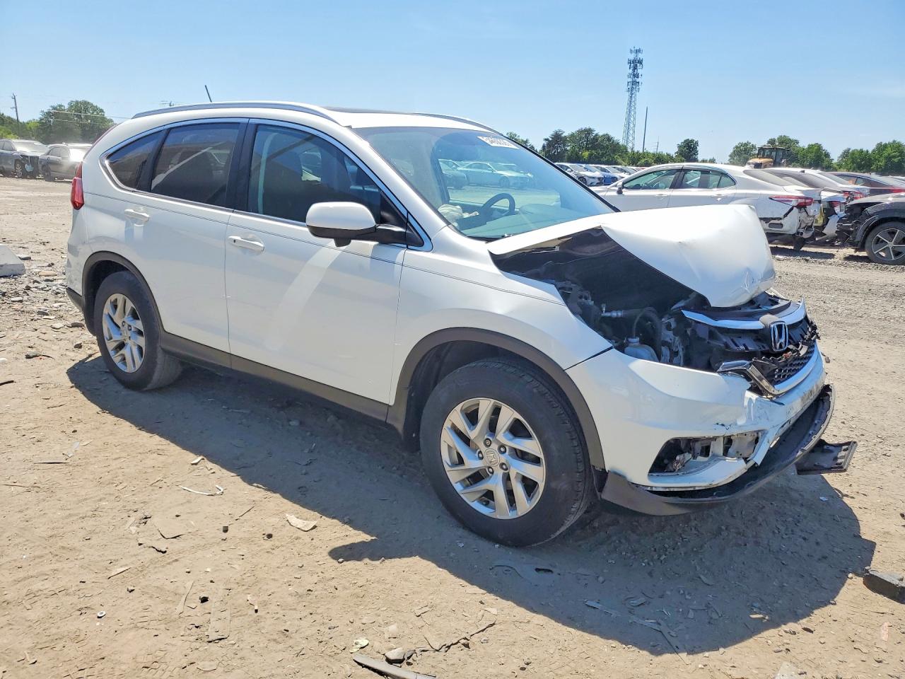 2016 Honda Cr-v Exl White vin: 5J6RM4H79GL005429