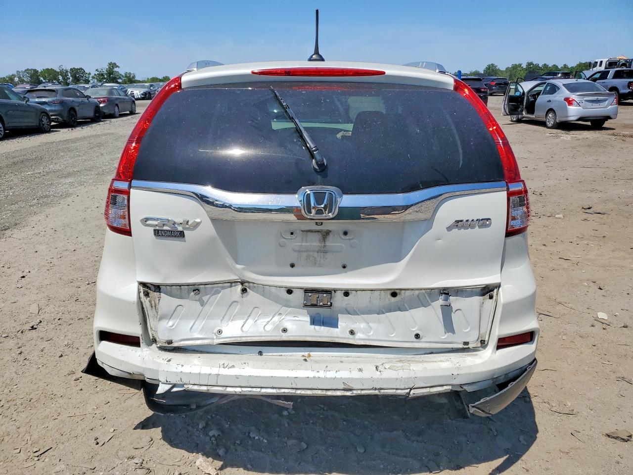 2016 Honda Cr-v Exl White vin: 5J6RM4H79GL005429