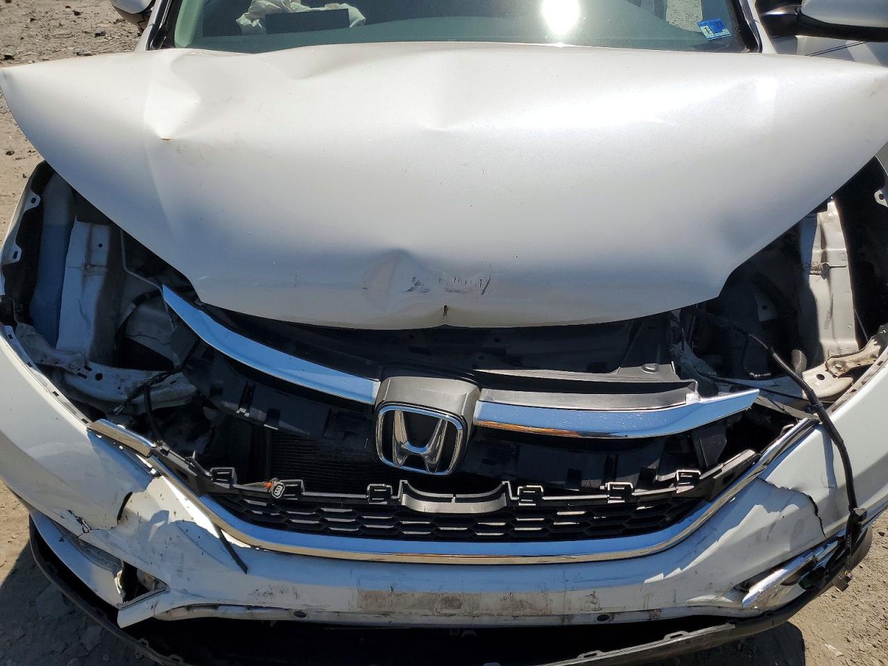 2016 Honda Cr-v Exl White vin: 5J6RM4H79GL005429