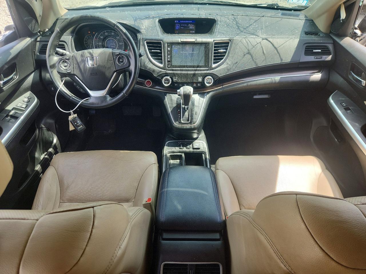 2016 Honda Cr-v Exl White vin: 5J6RM4H79GL014325