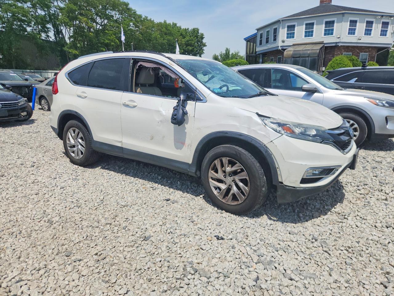 2016 Honda Cr-v Exl White vin: 5J6RM4H79GL014325