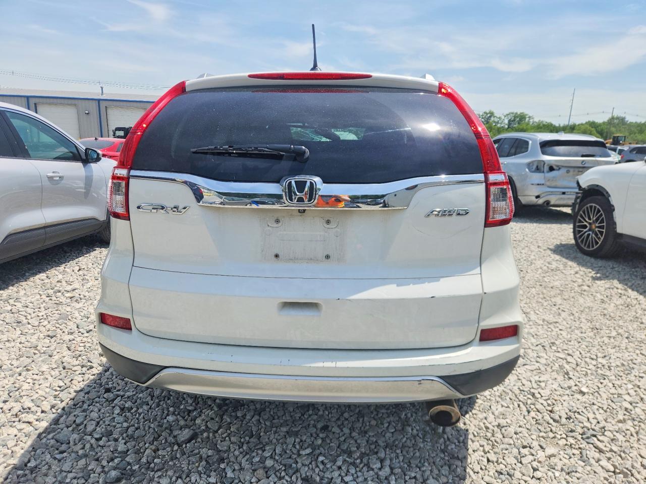 2016 Honda Cr-v Exl White vin: 5J6RM4H79GL014325