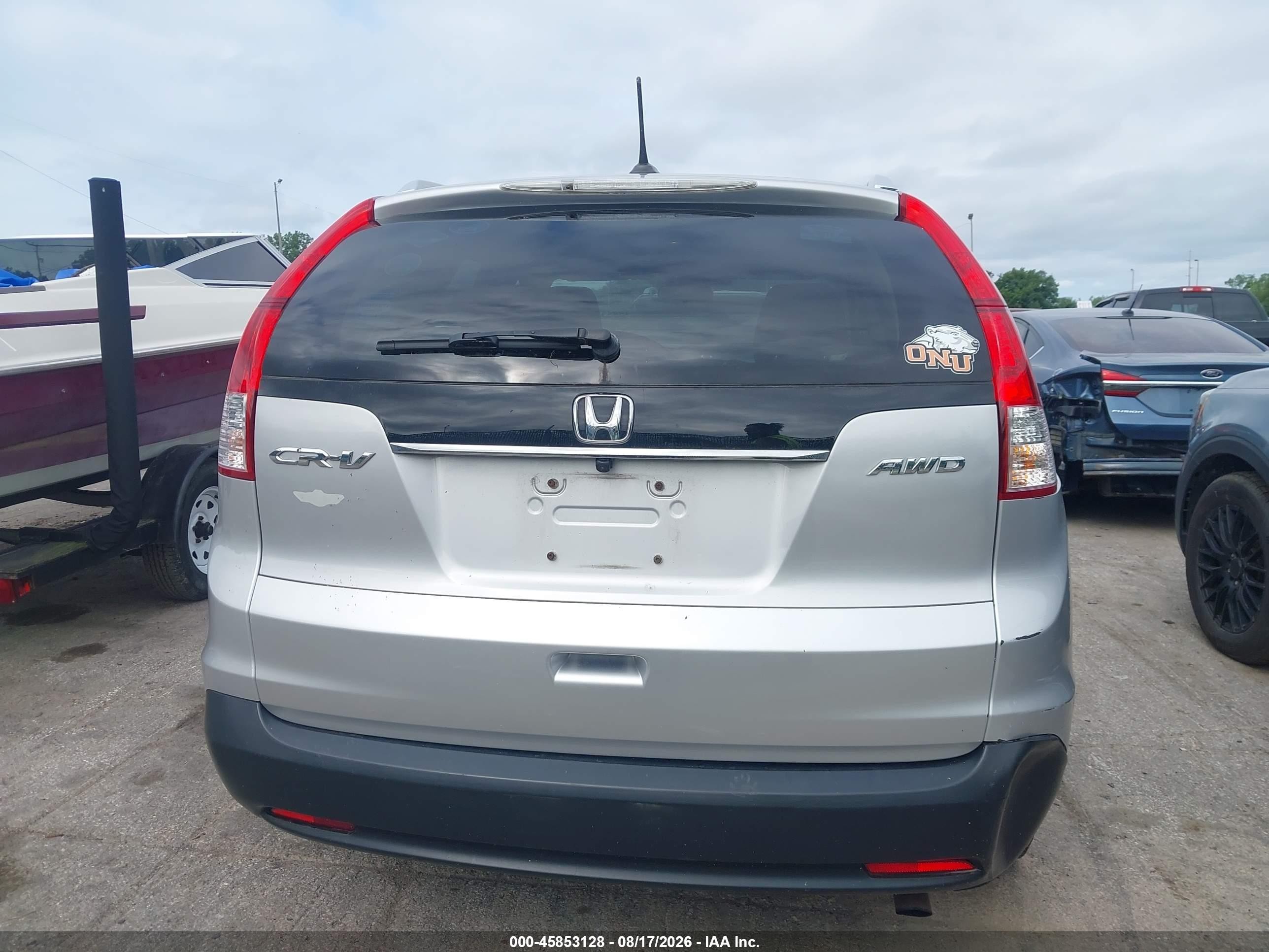 2012 Honda Cr-v Ex-l Silver vin: 5J6RM4H7XCL014828