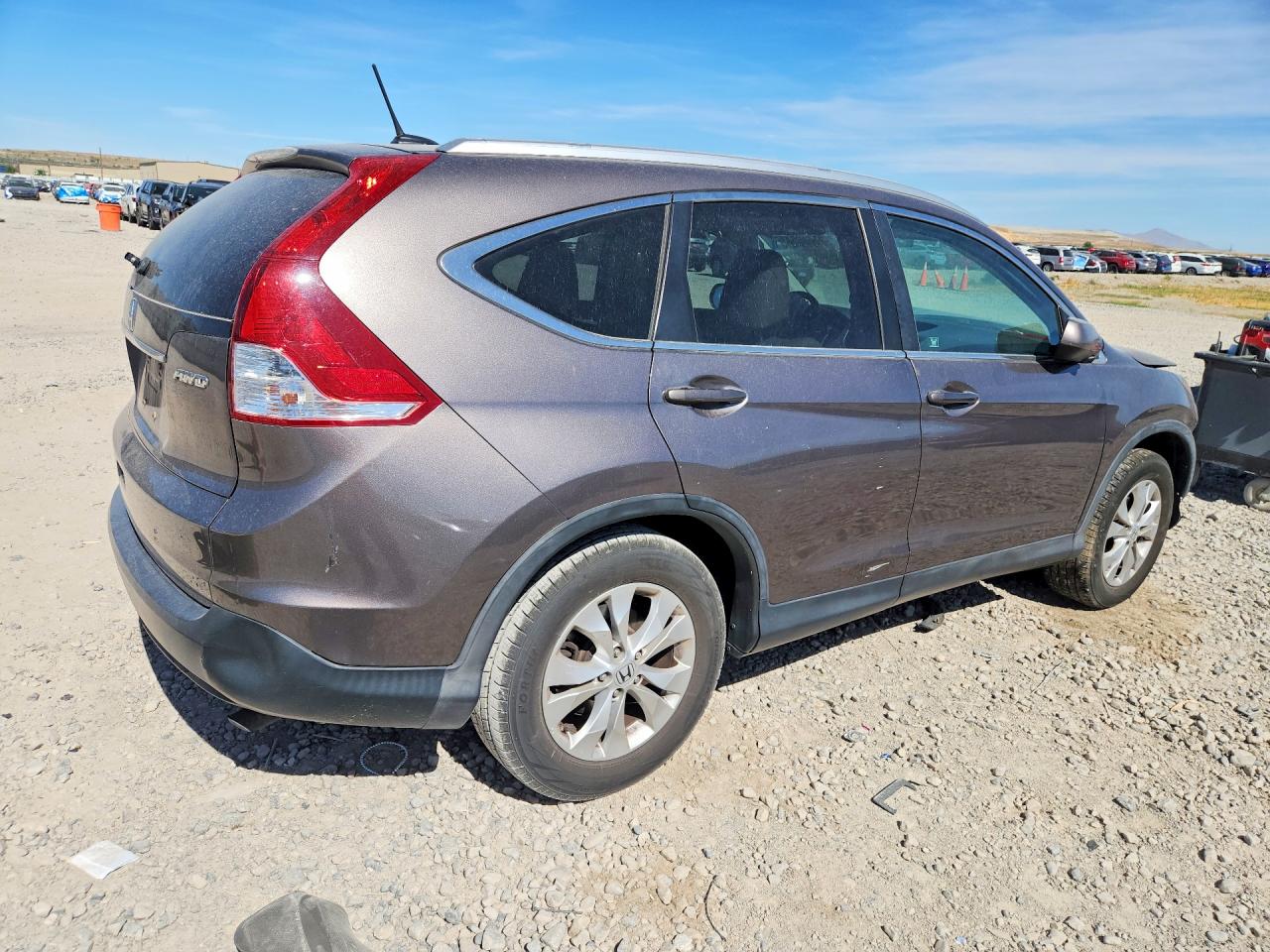 2012 Honda Cr-v Exl Gray vin: 5J6RM4H7XCL018796