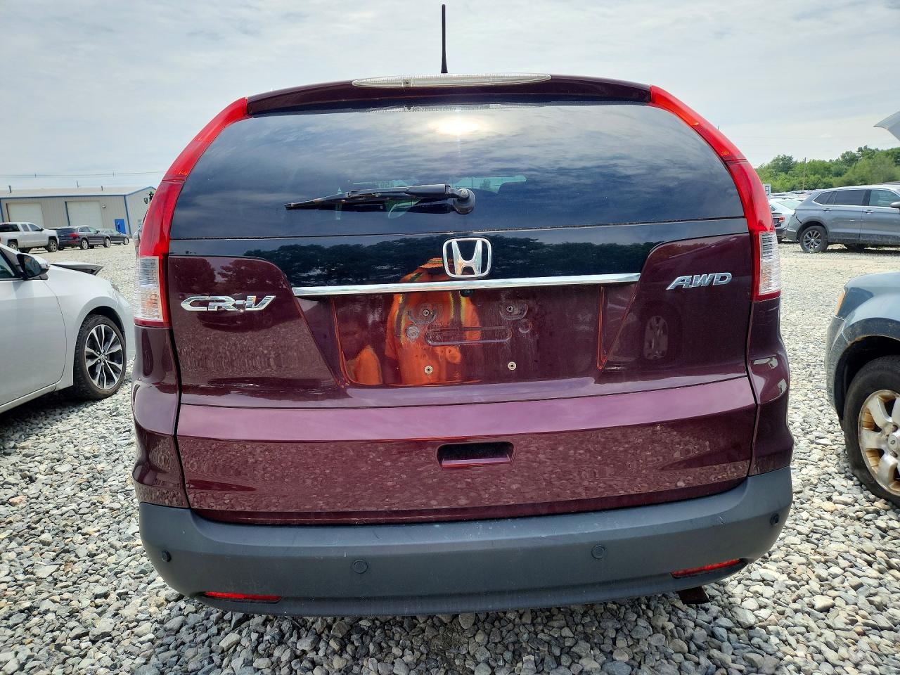 2012 Honda Cr-v Exl Burgundy vin: 5J6RM4H7XCL028941