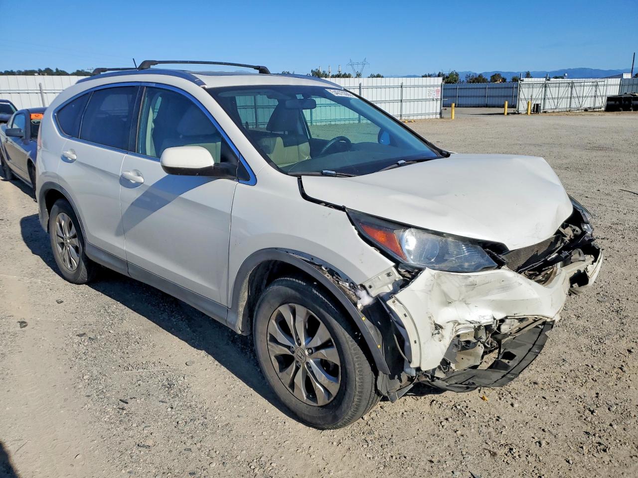 2012 Honda Cr-v Exl Белый vin: 5J6RM4H7XCL036909