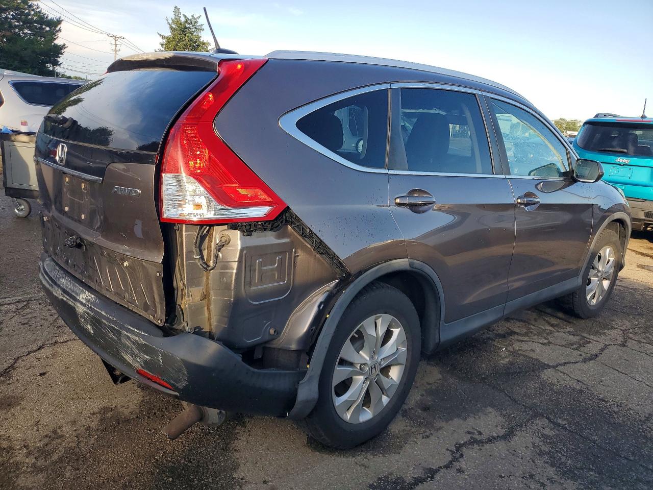 2012 Honda Cr-v Exl Gray vin: 5J6RM4H7XCL039907