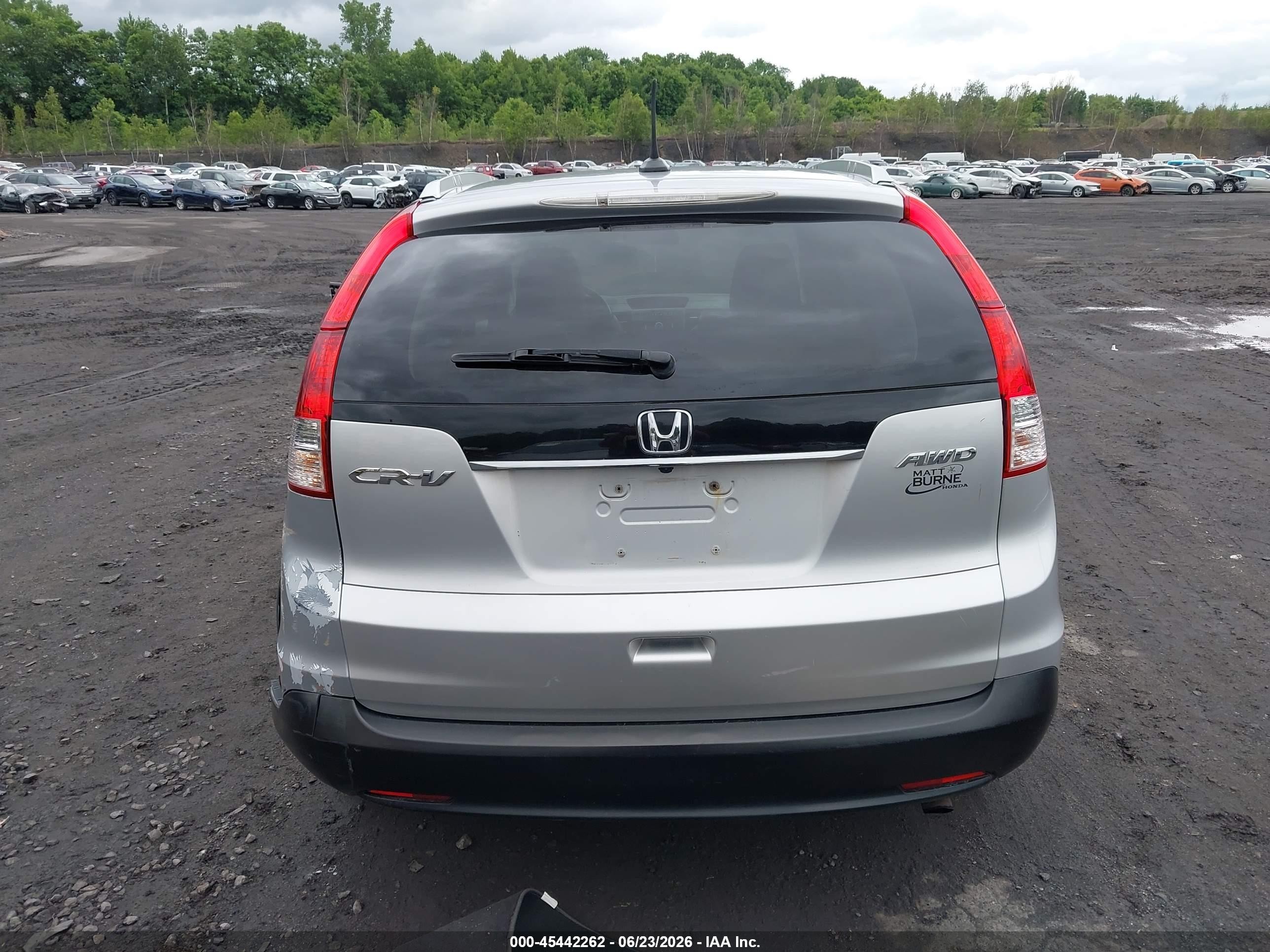 2012 Honda Cr-v Ex-l Silver vin: 5J6RM4H7XCL043861