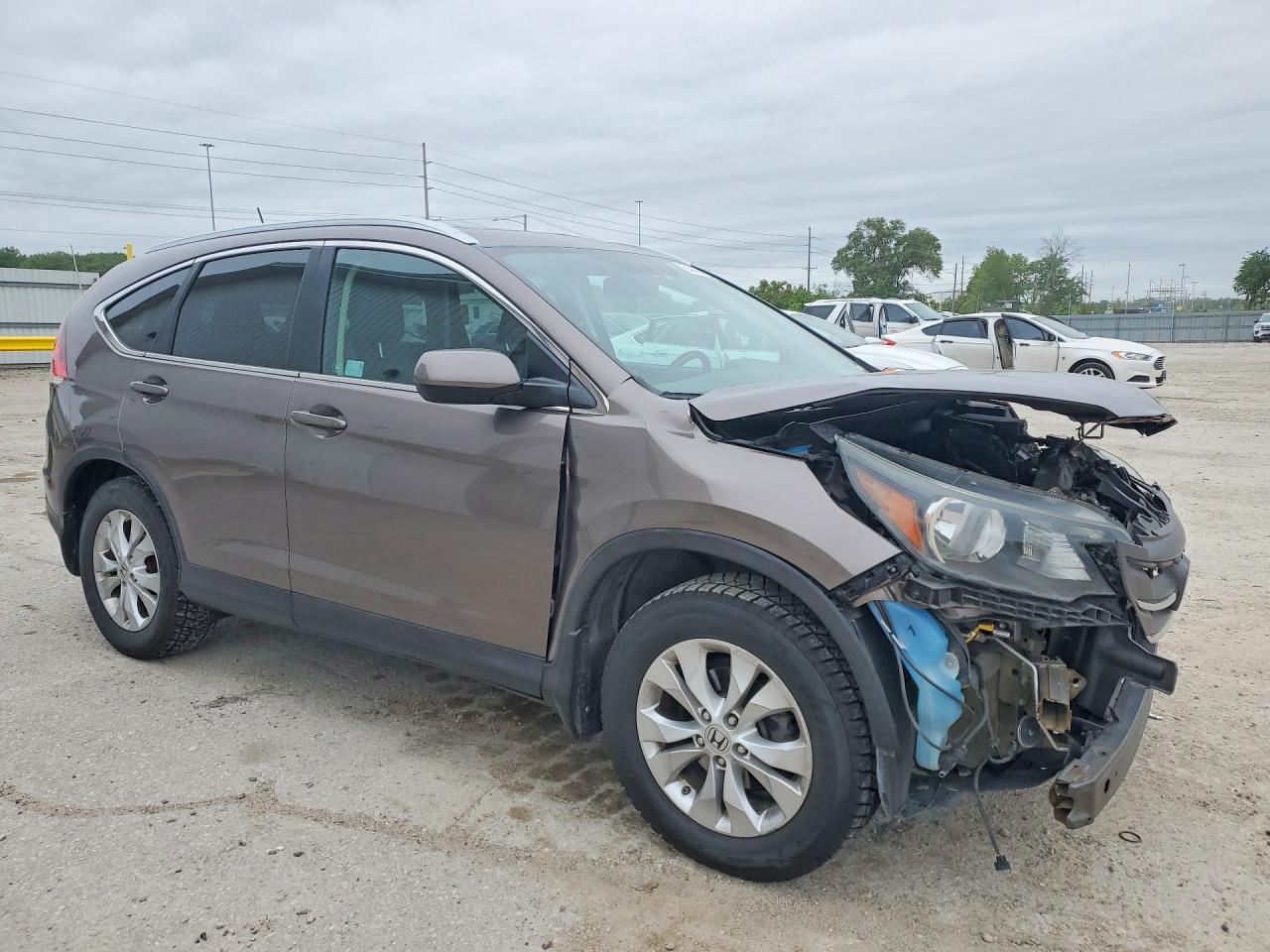 2012 Honda Cr-v Exl Brown vin: 5J6RM4H7XCL050342