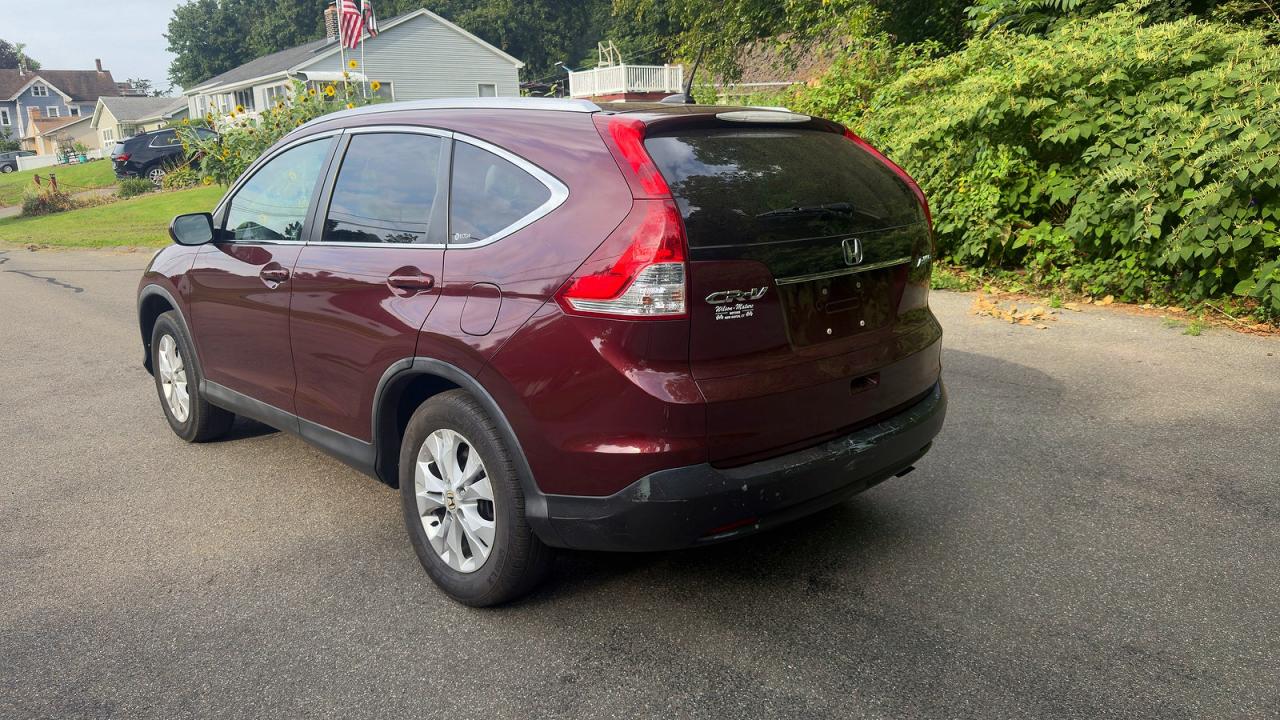 2012 Honda Cr-v Exl Purple vin: 5J6RM4H7XCL050423