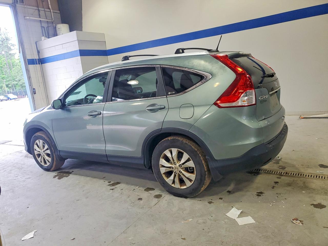 2012 Honda Cr-v Exl Teal vin: 5J6RM4H7XCL057310