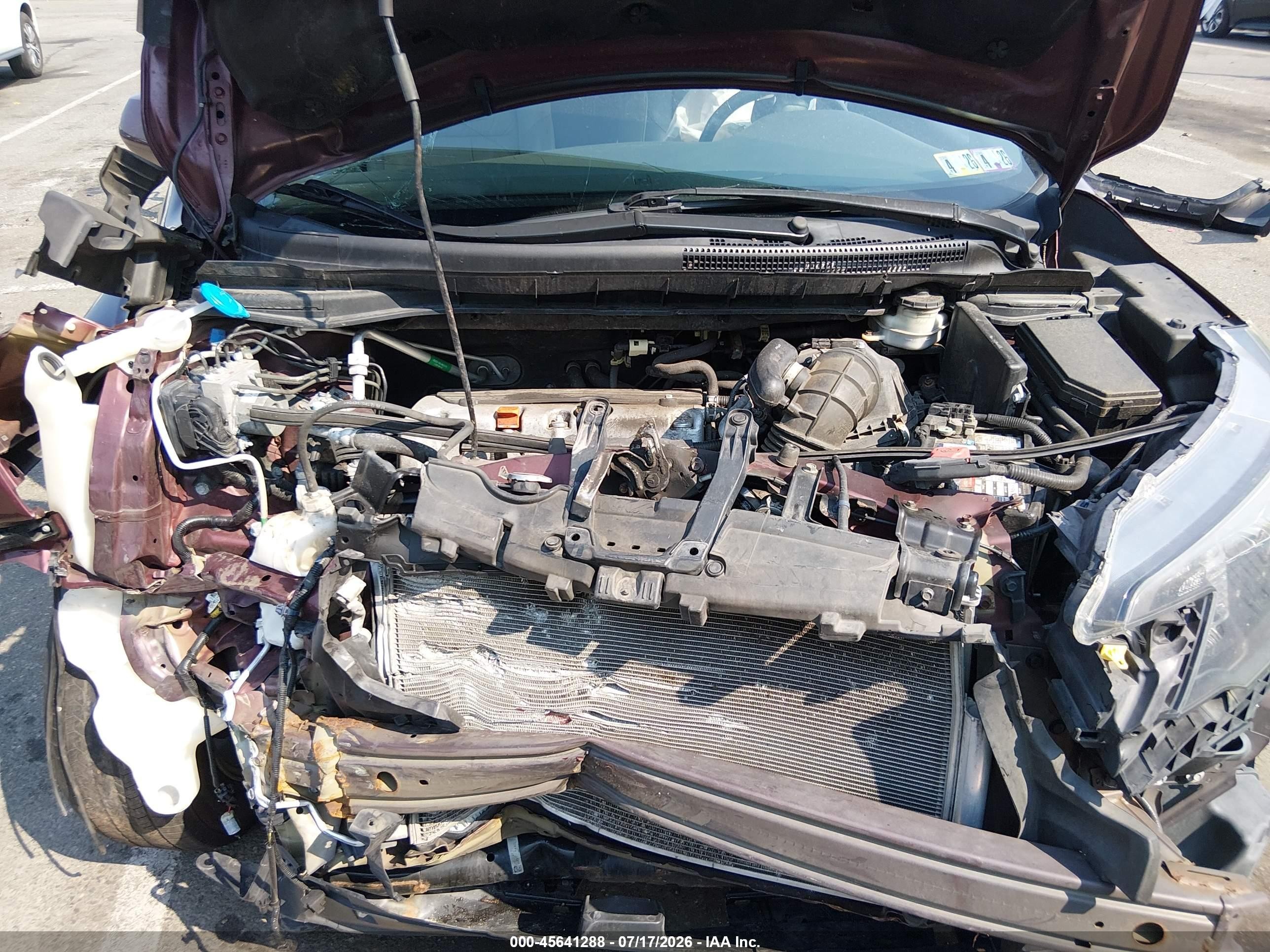 2012 Honda Cr-v Ex-l Burgundy vin: 5J6RM4H7XCL067318