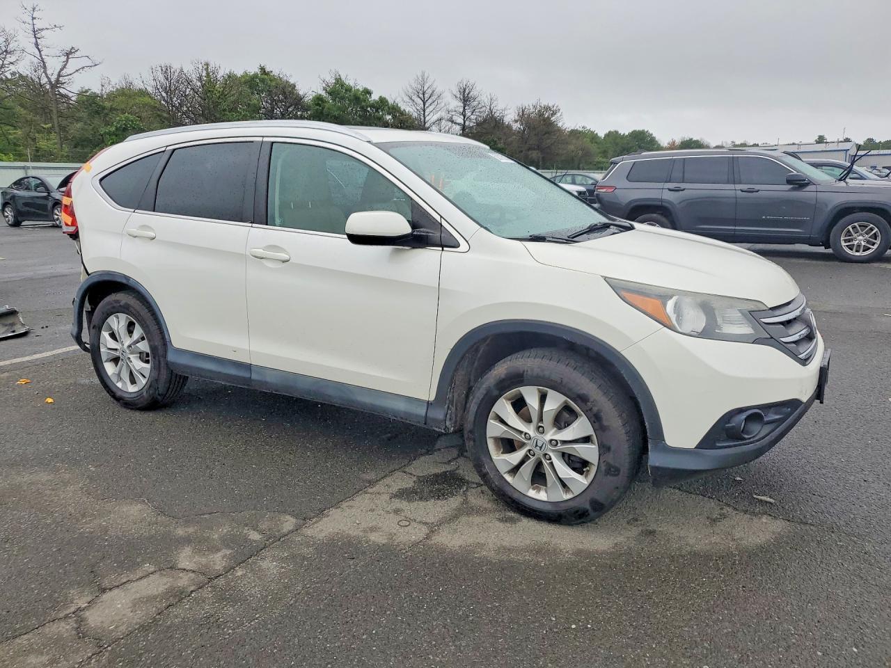 2012 Honda Cr-v Exl White vin: 5J6RM4H7XCL076990