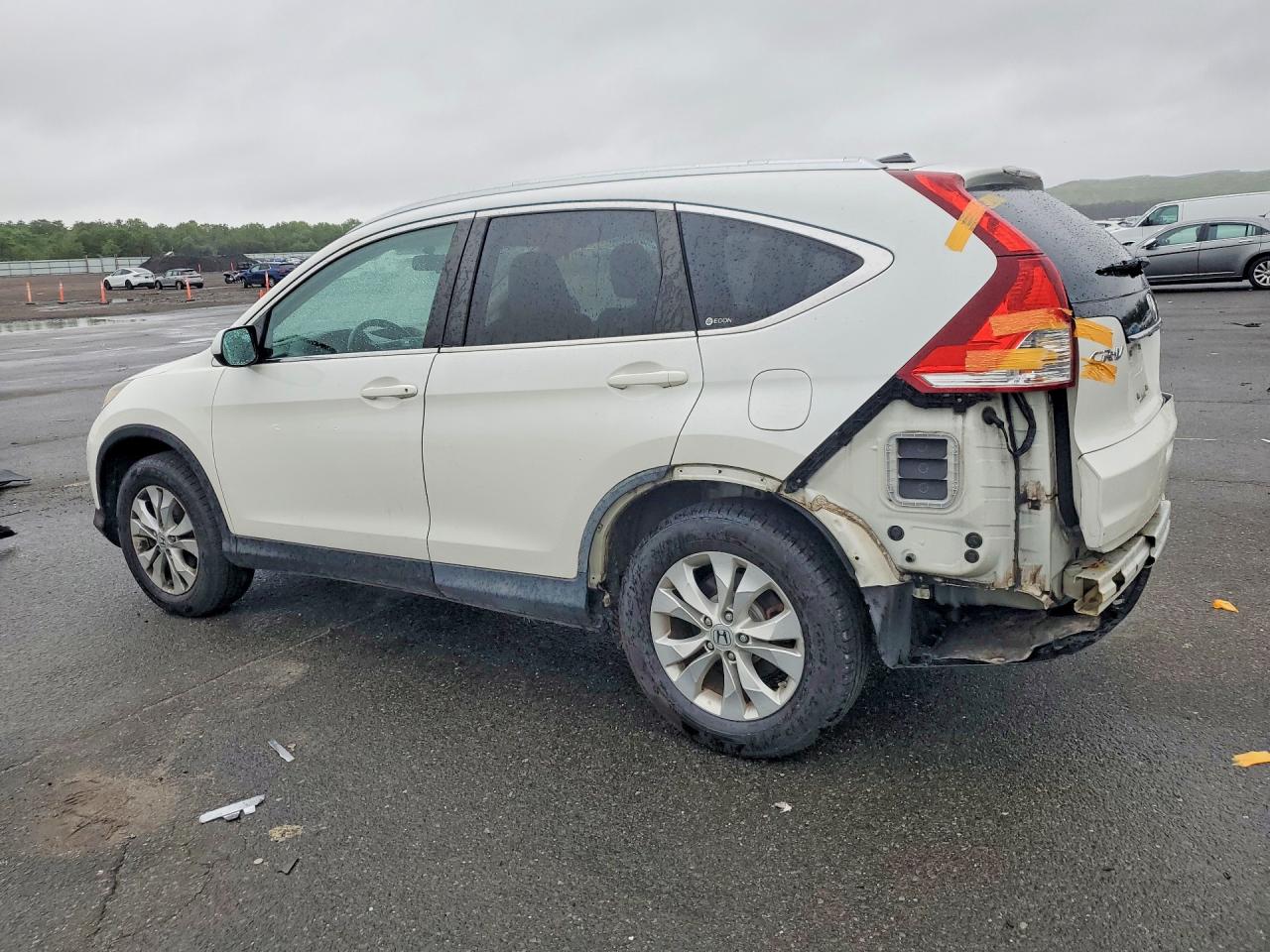 2012 Honda Cr-v Exl White vin: 5J6RM4H7XCL076990