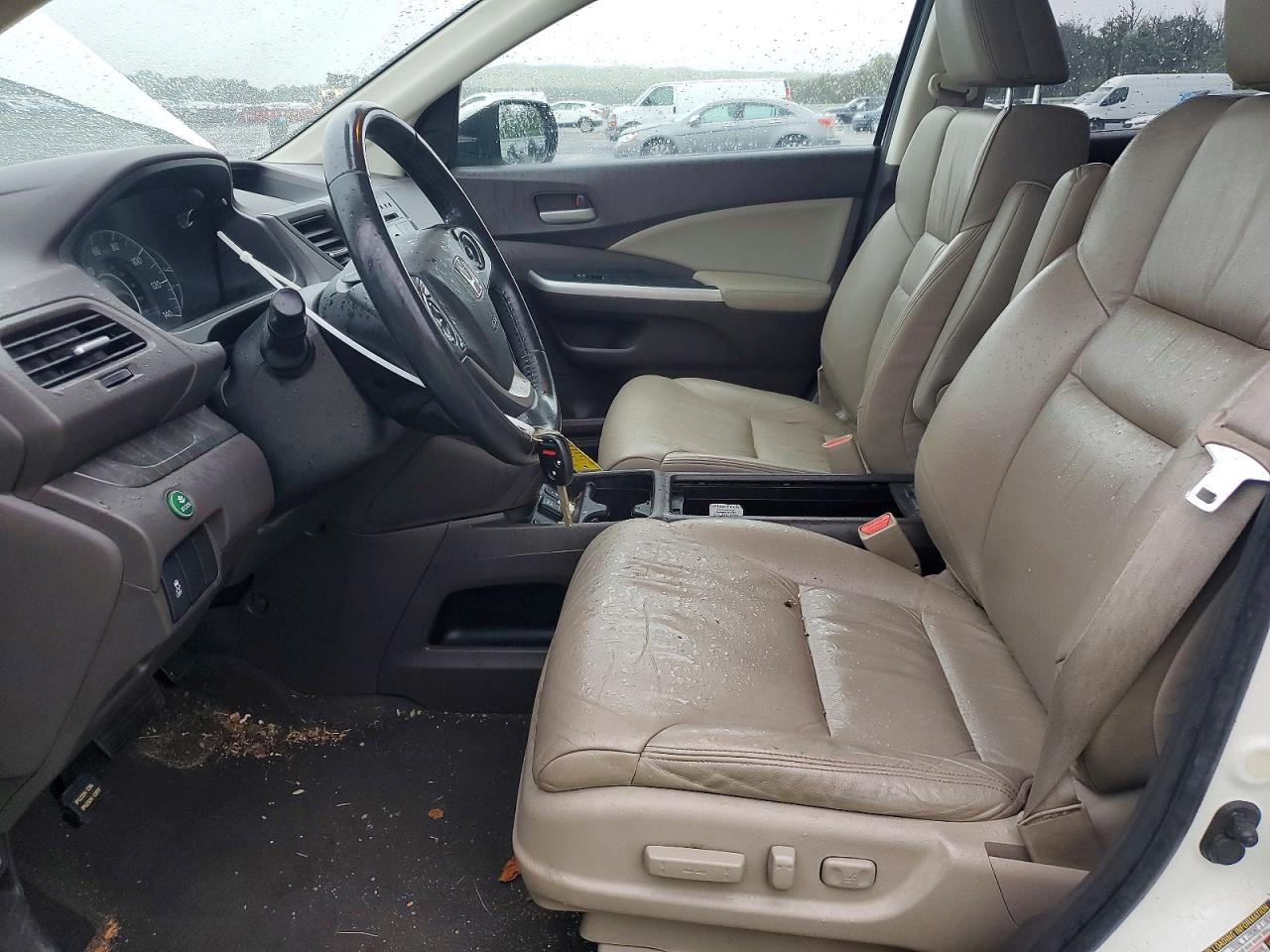 2012 Honda Cr-v Exl White vin: 5J6RM4H7XCL076990