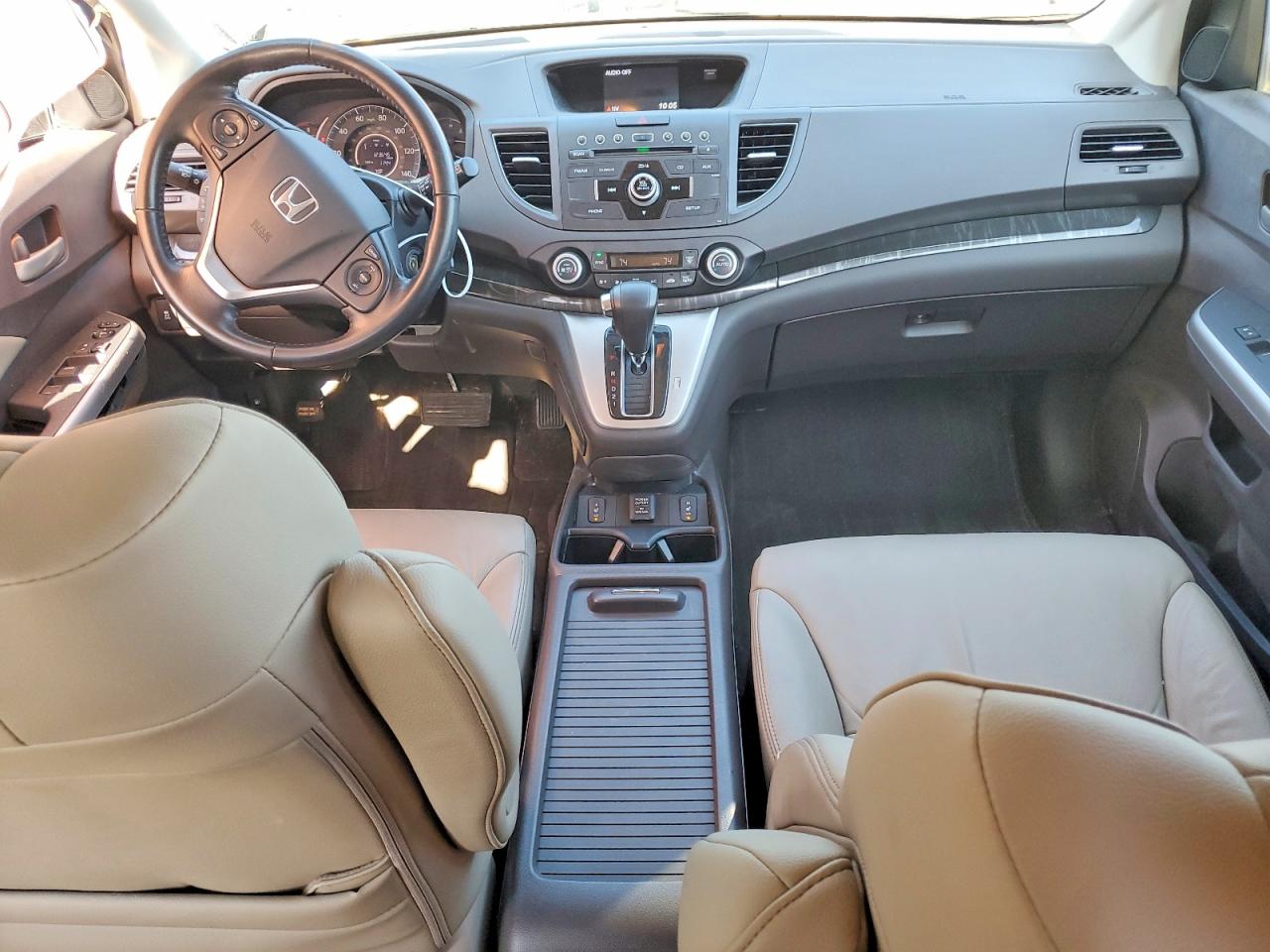 2013 Honda Cr-v Exl Gray vin: 5J6RM4H7XDL000042