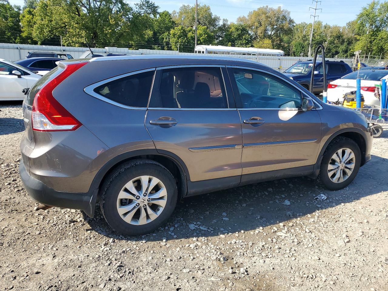2013 Honda Cr-v Exl Gray vin: 5J6RM4H7XDL000042