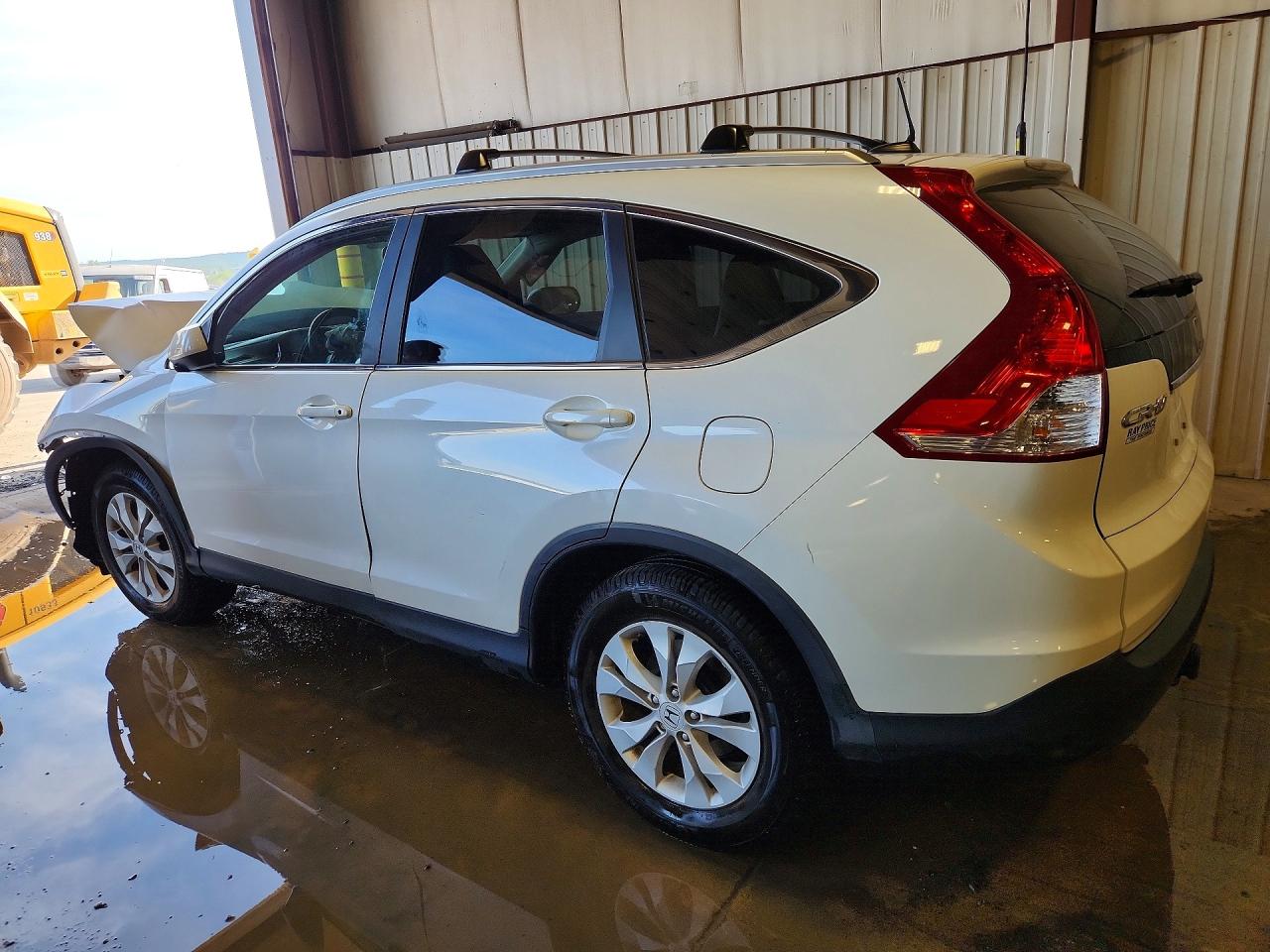 2013 Honda Cr-v Exl White vin: 5J6RM4H7XDL009159