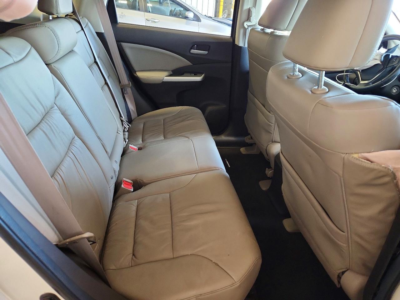 2013 Honda Cr-v Exl White vin: 5J6RM4H7XDL009159